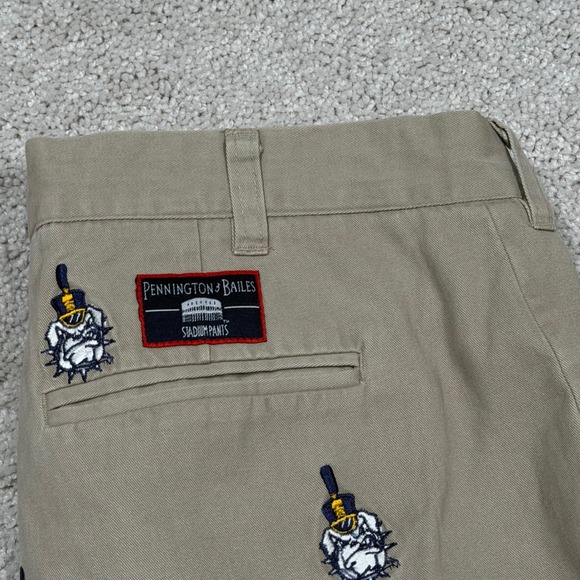 Pennington & Bailes Mens Embroidered Stadium Pants The Citadel Size 33 - Picture 2 of 10